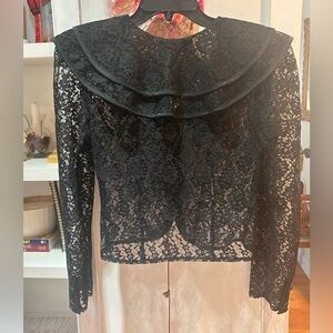 Black lace blazer